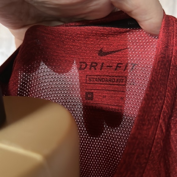 Nike Dri-Fit Men’s Red Tee.‎ Size Medium. - Picture 3 of 3